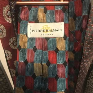 Mens Vintage Pierre Balmain Couture Luxury Neck Tie